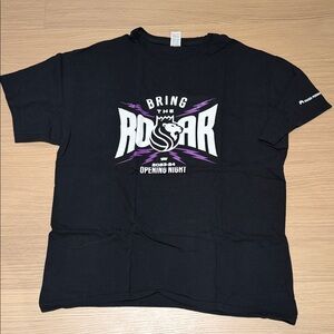 Sacramento Kings Shirt Black BRING THE ROAR 2023-24 Opening Night SGA Size Large